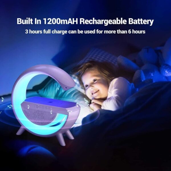 2 во 1 паметен Bluetooth звучник и безжичен полнач - Image 5