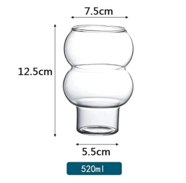 Стаклени чаши Snowman 500ml - Image 4