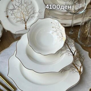 🍽️ Луксузен Сет за 6 лица (24 парчиња)