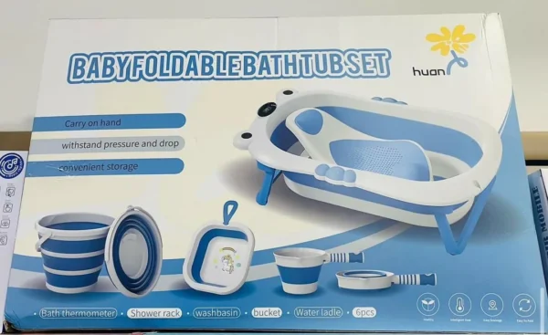 Сет за капење бебиња „Baby Foldable Bathtub Set“ - Image 2